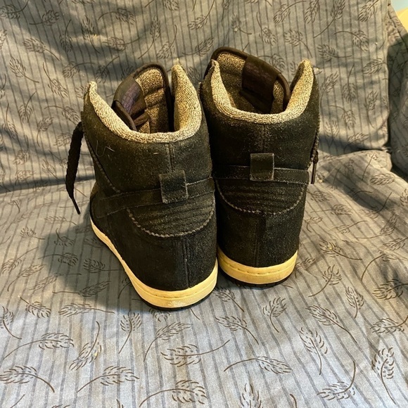 Nike dunks 2012 sky high hidden wedge suede sneakers 10 - Picture 5 of 7